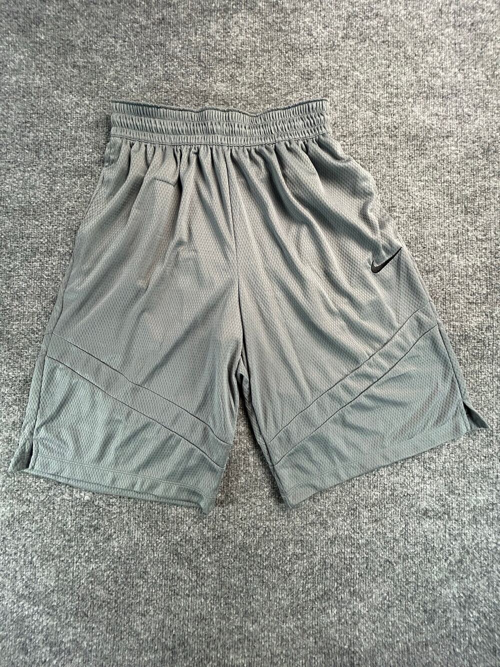 Nike Dri-FIT Gray Athletic Shorts Men's Small Training Gym Basketball Shorts
